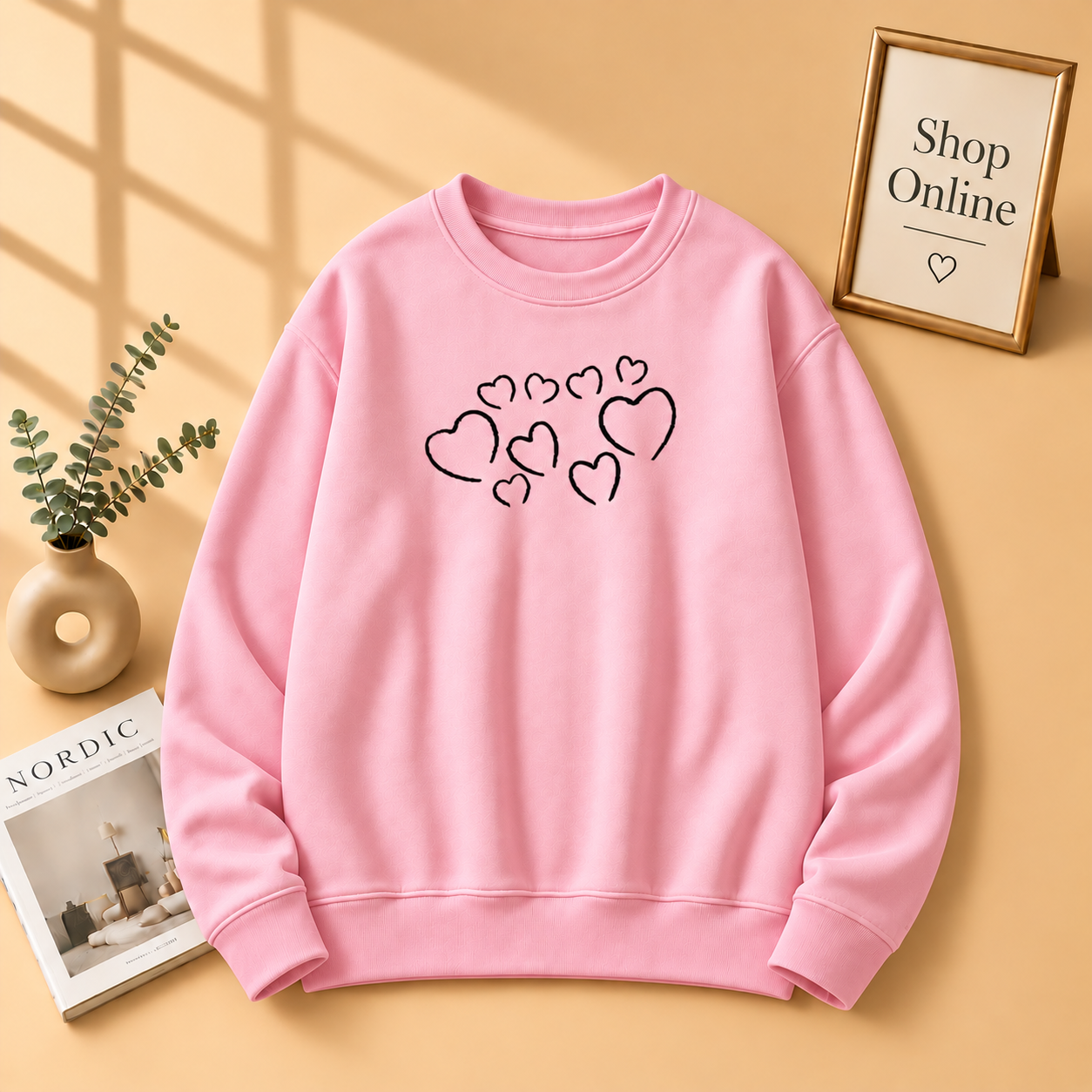 Plus Heart Sweatshirt
