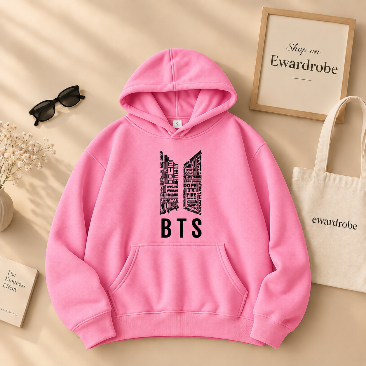Detailed BTS Hoodie