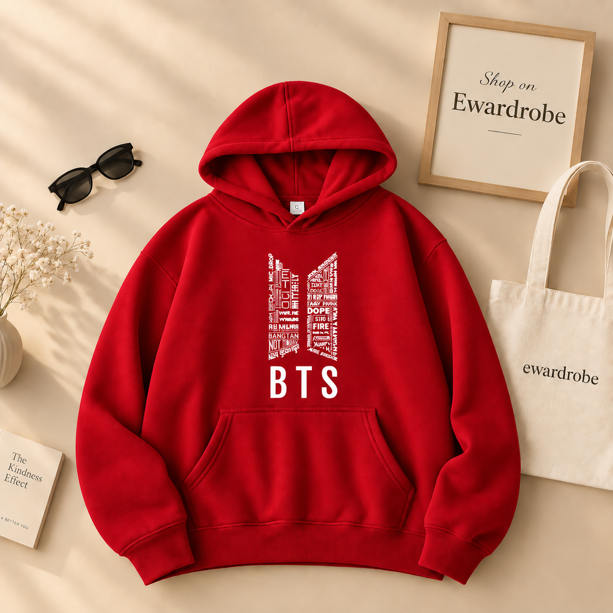 Detailed BTS Hoodie
