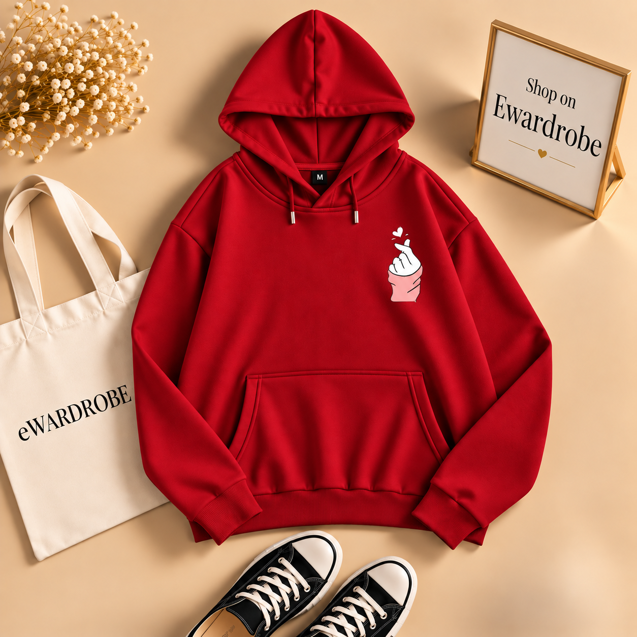 Pocket Love Charm Hoodie
