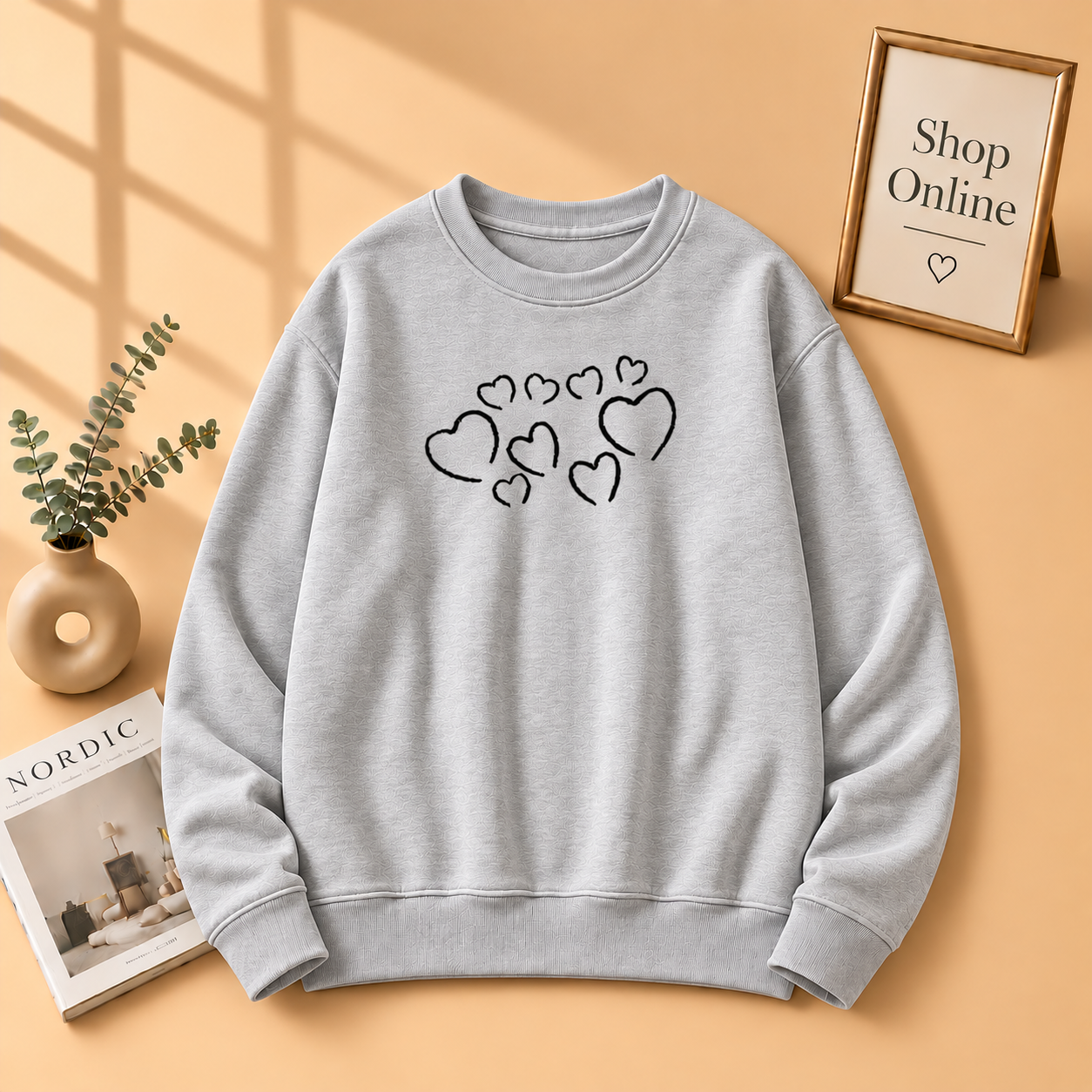 Plus Heart Sweatshirt