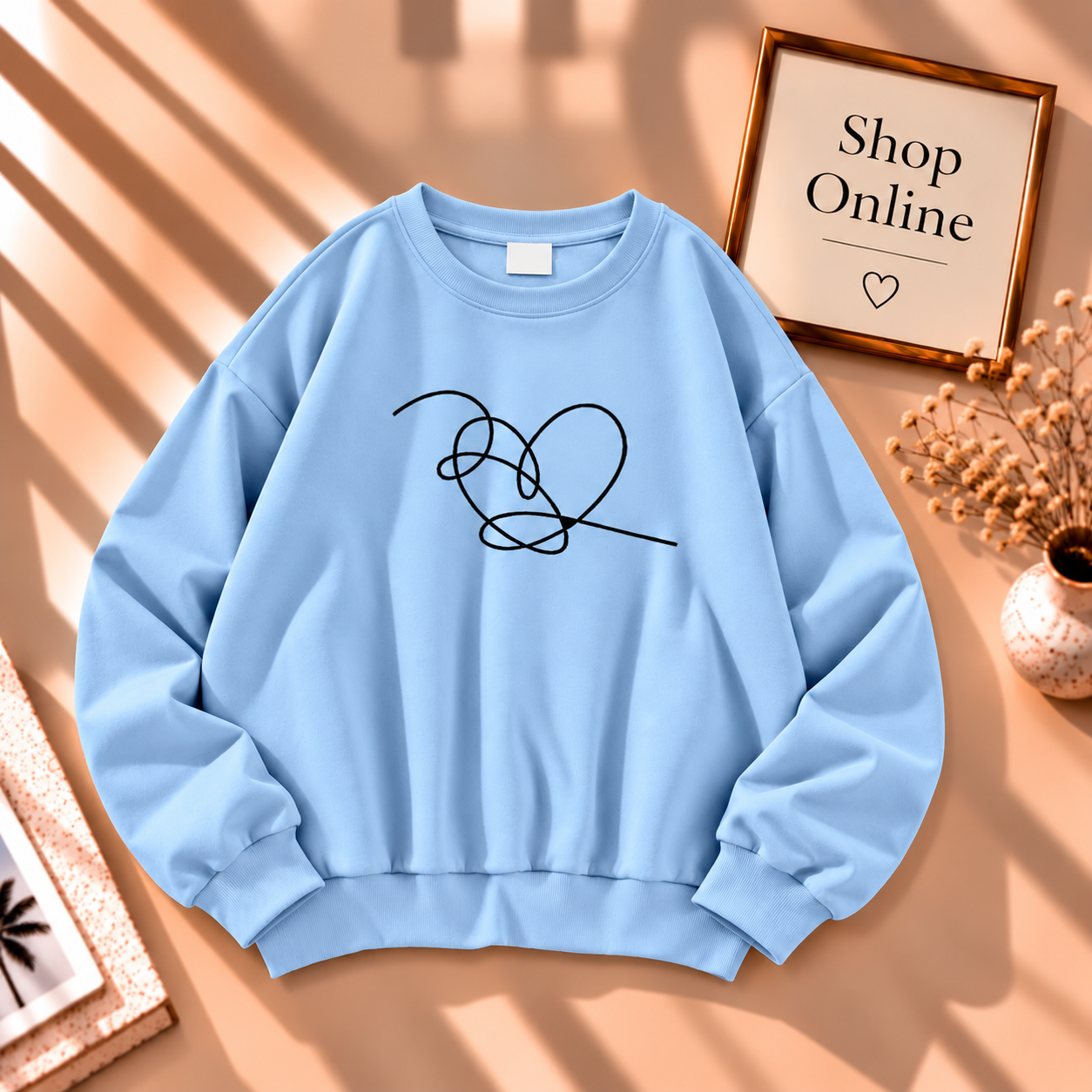 String Heart Sweatshirt