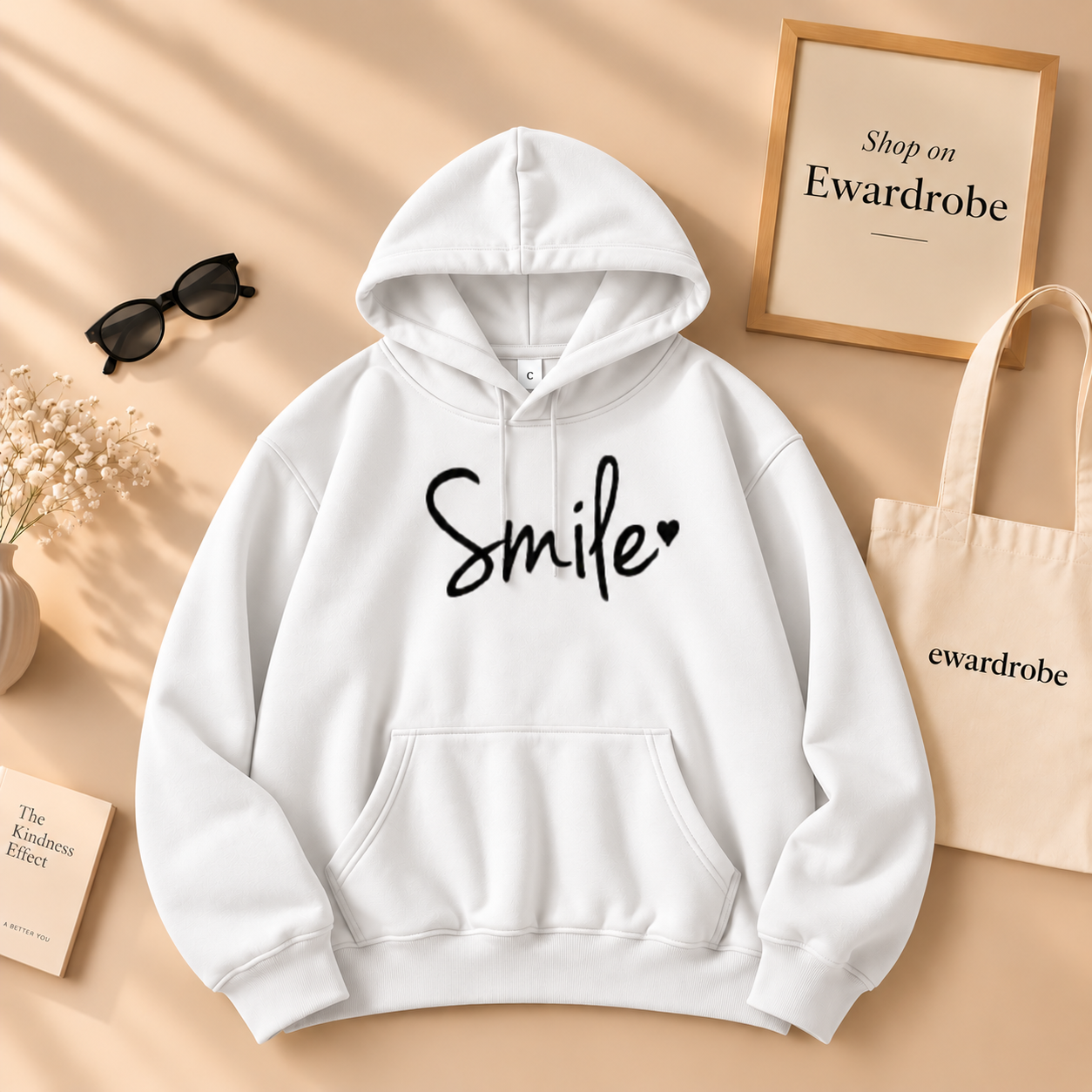 Smile Printed Hoodie