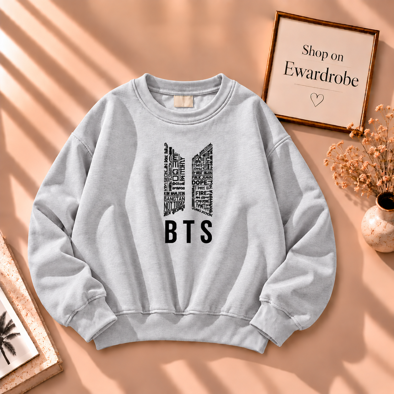 Detailed BTS Sweatshirt