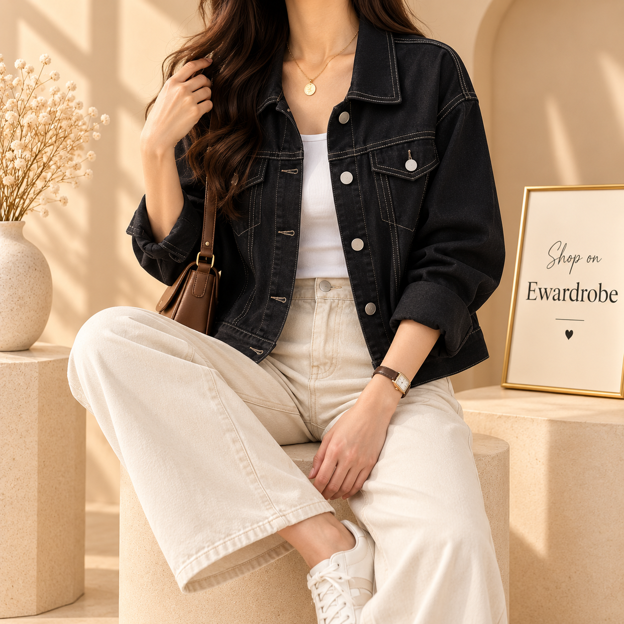 Black Denim Jacket