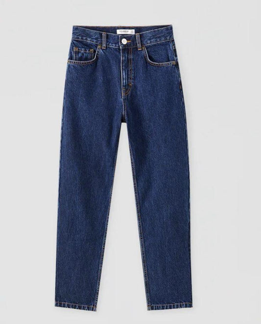 MID BLUE STRAIGHT JEANS