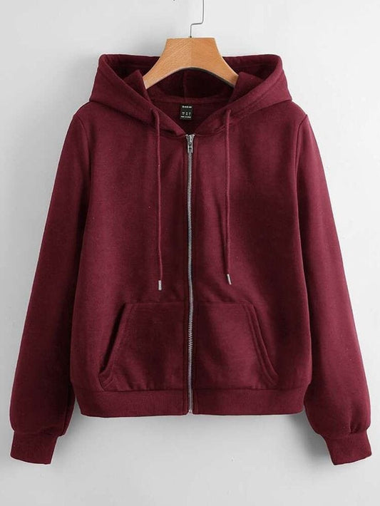 MAROON ZIPPER