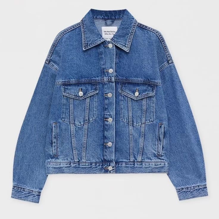 MID BLUE DENIM JACKET