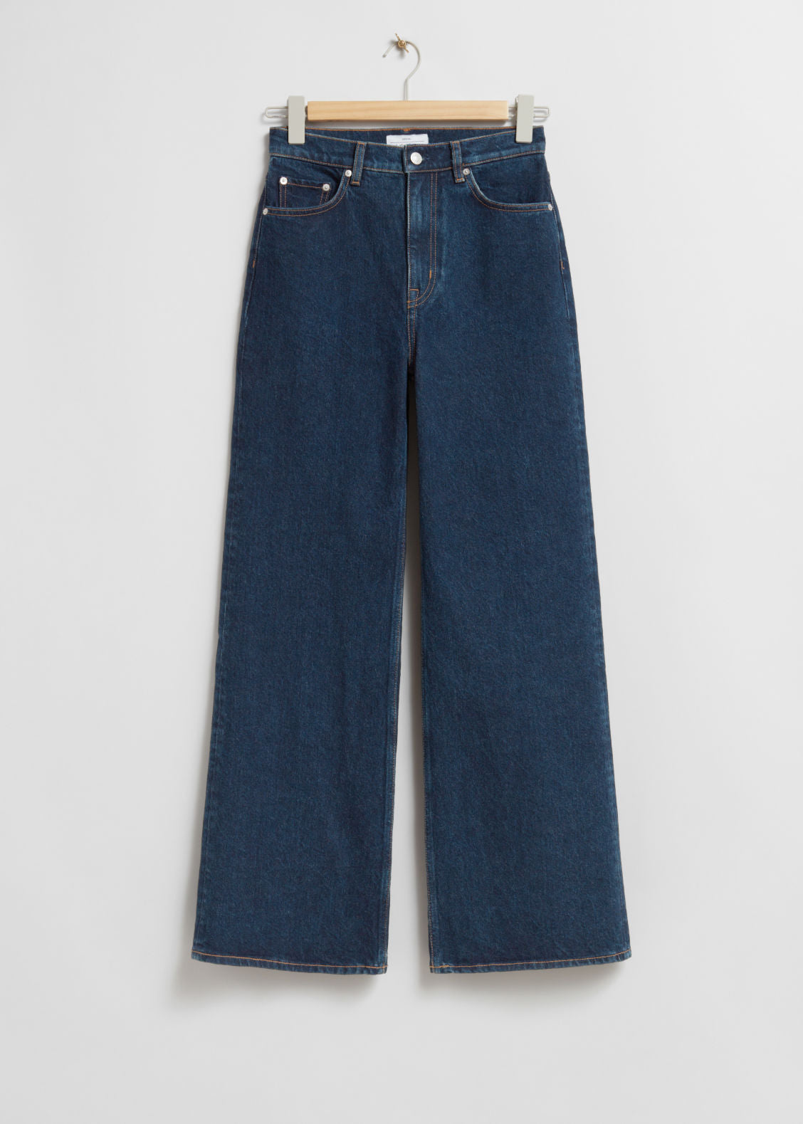 DARK BLUE WIDE LEG JEANS