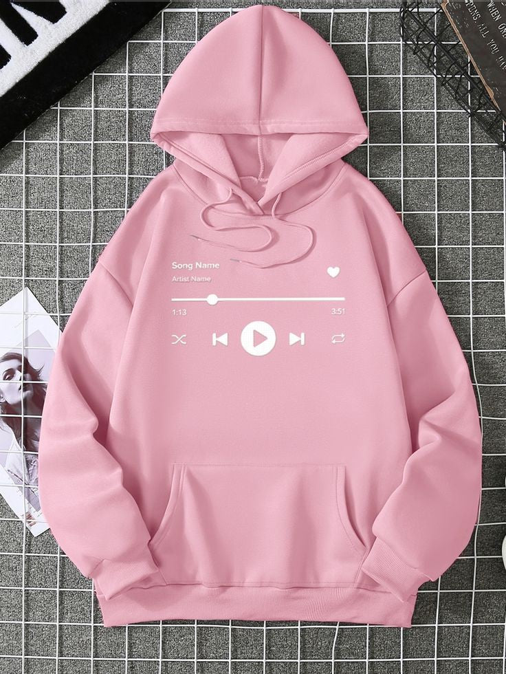 PINK SONG NAME HOODIE