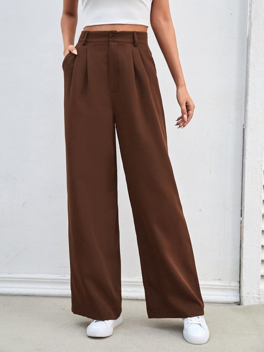 BROWN FORMAL PANT