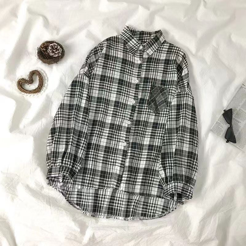 WHITE BLACK CHECKSHIRT - teehoodie.co