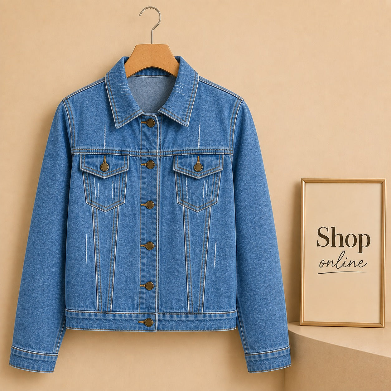 Mid Blue Denim Jacket
