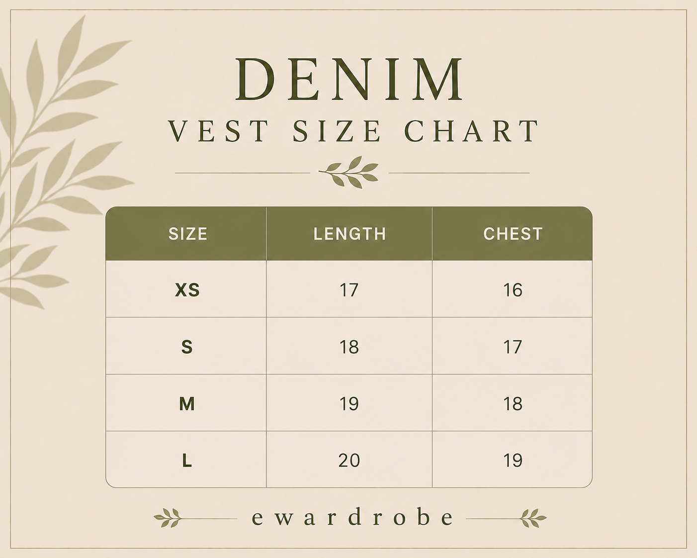 Fitted Denim Vest Ice Blue