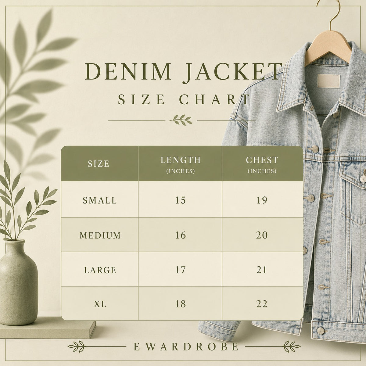 Beige Denim Jacket With Brown Tanktop