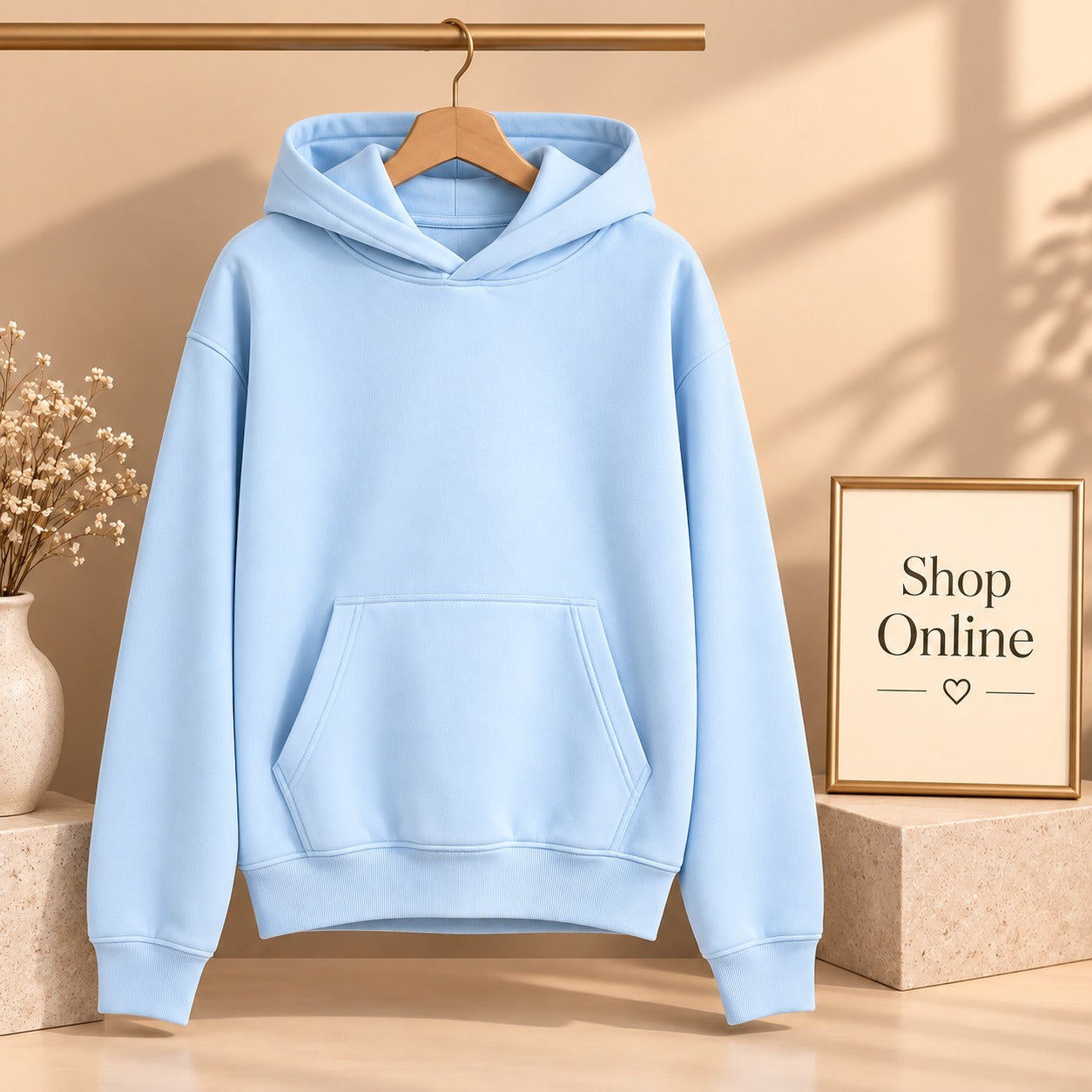 Cold Ice Blue Hood
