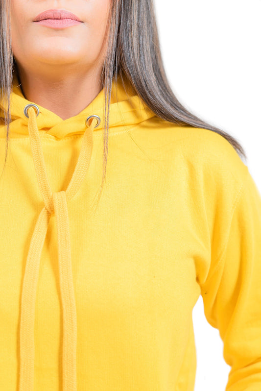 Basic Yellow Hoodie // Women - teehoodie.co