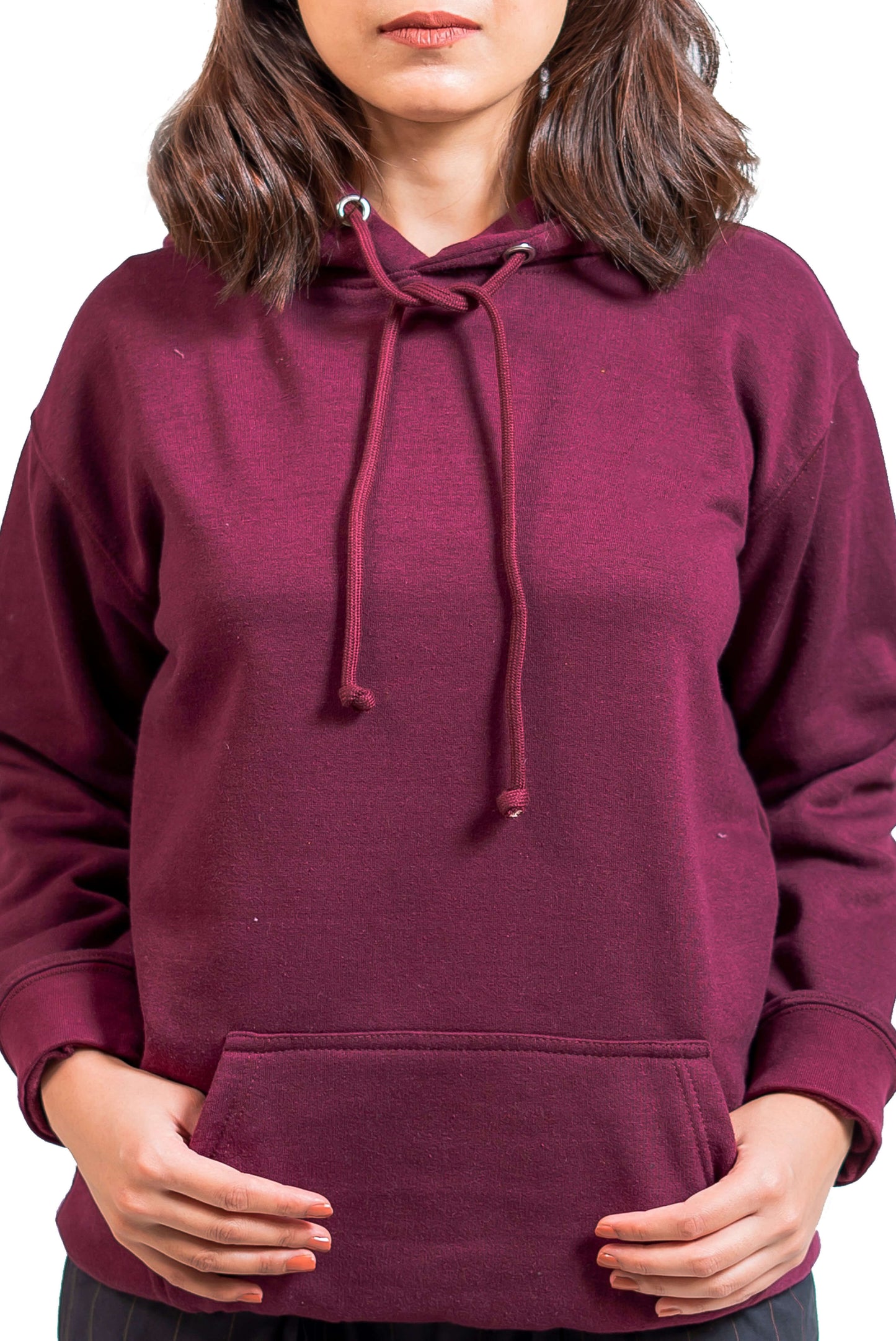 Basic Burgundy Hoodie // Women – Ewardrobe