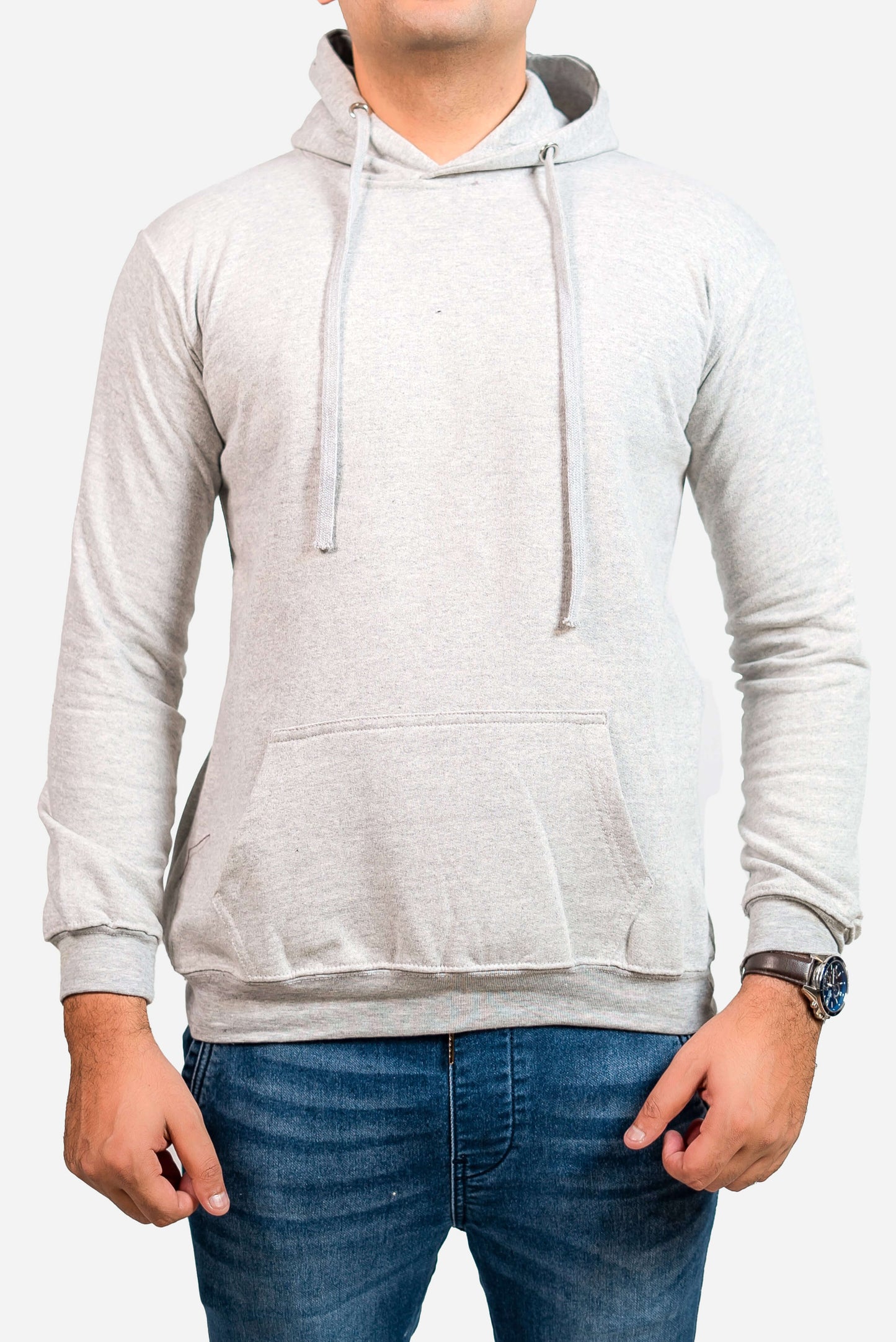 Basic Grey Hoodie // Men - teehoodie.co