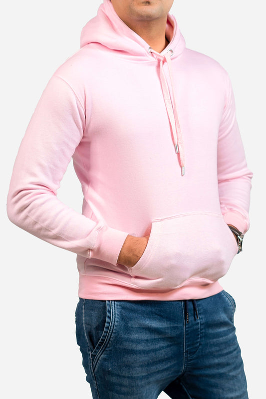 Basic Lt. Pink Hoodie // Men - teehoodie.co