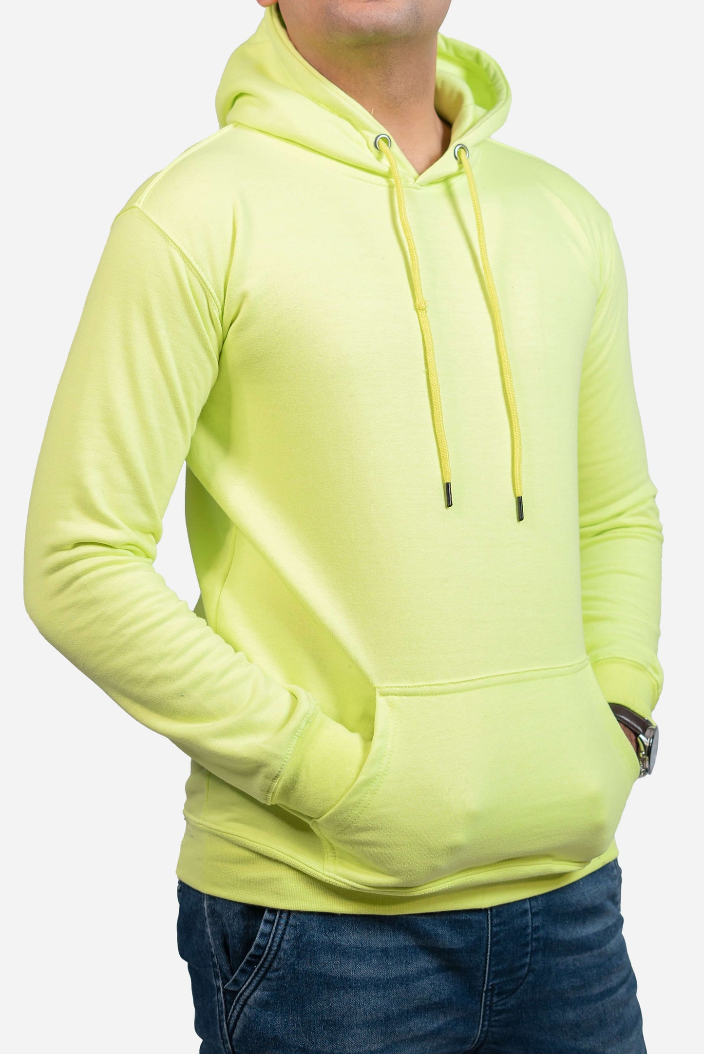 Basic Neon Green Hoodie // Men - teehoodie.co