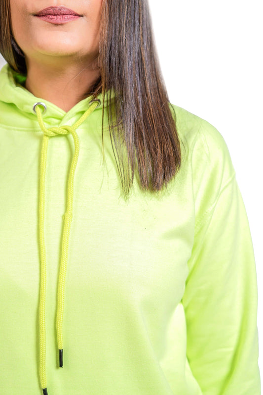 Basic Neon Green Hoodie // Women - teehoodie.co