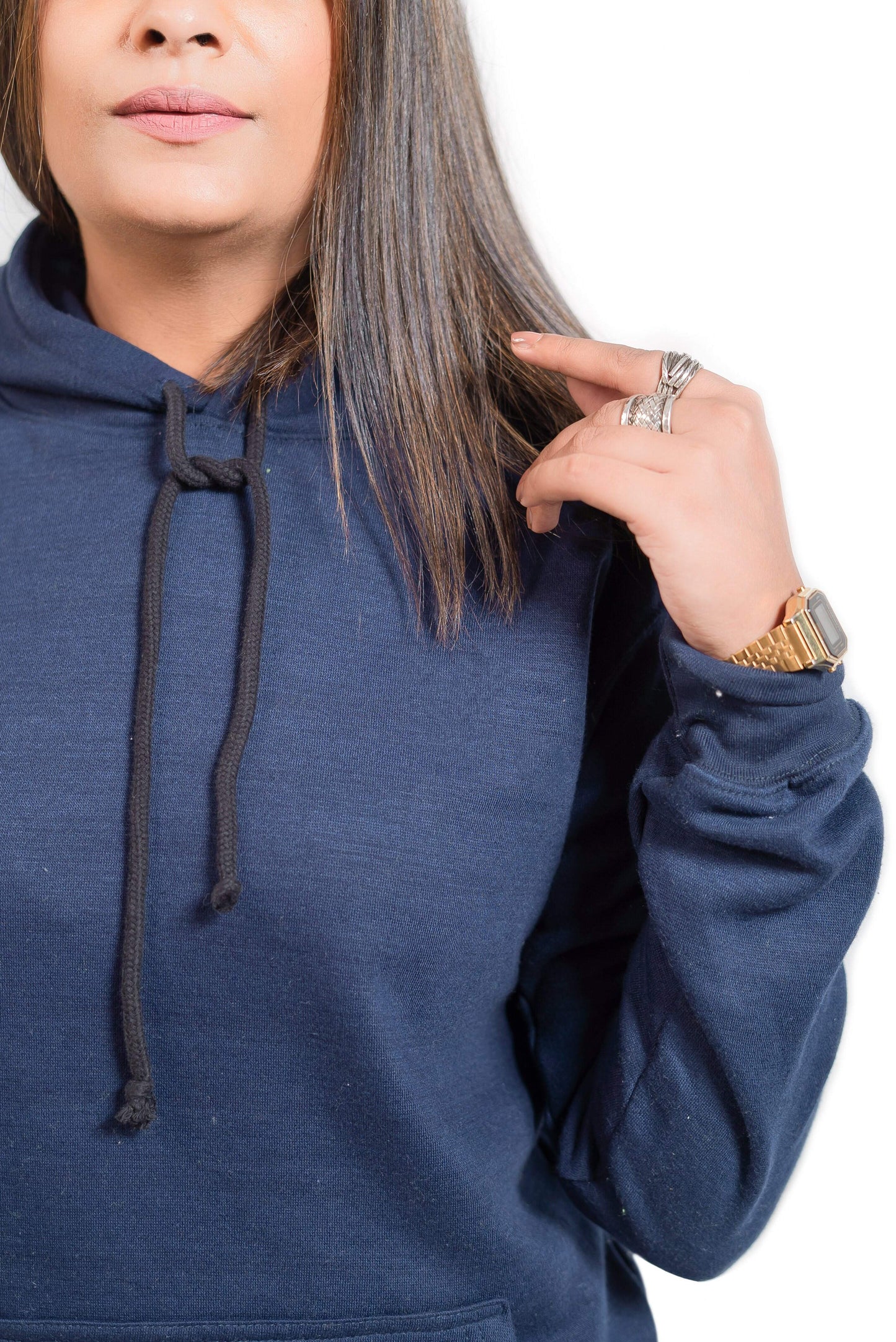 Basic Sea Blue Hoodie // Women - teehoodie.co