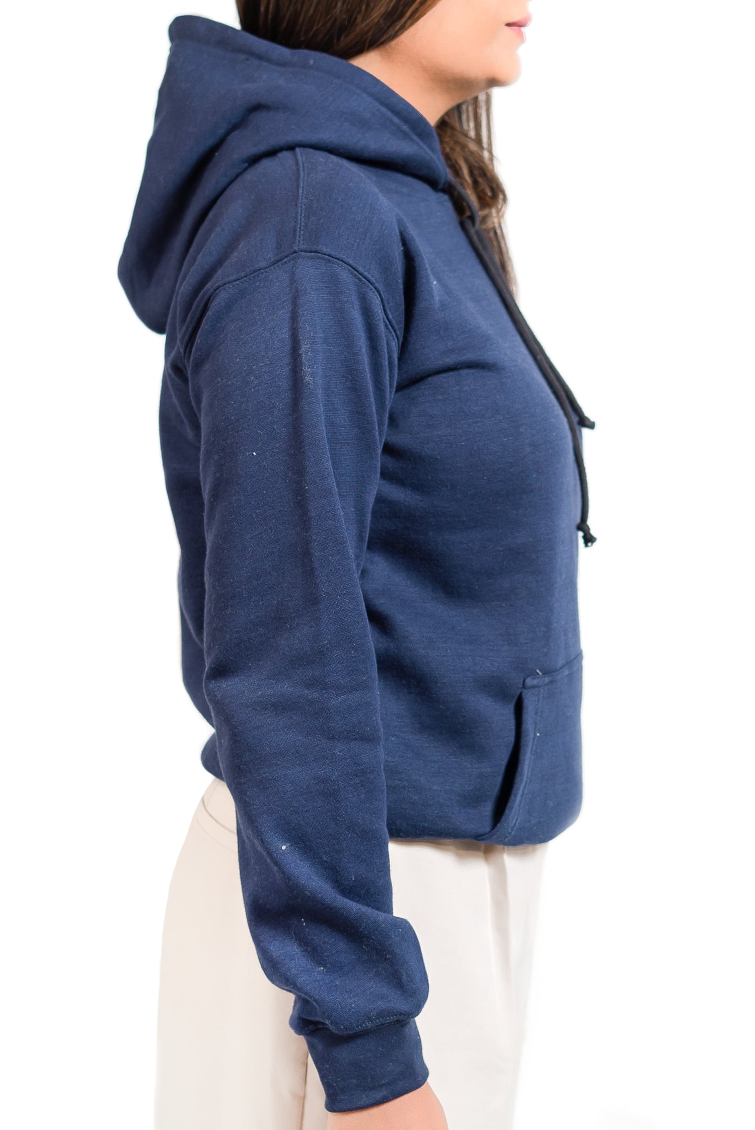 Basic Sea Blue Hoodie // Women – Ewardrobe