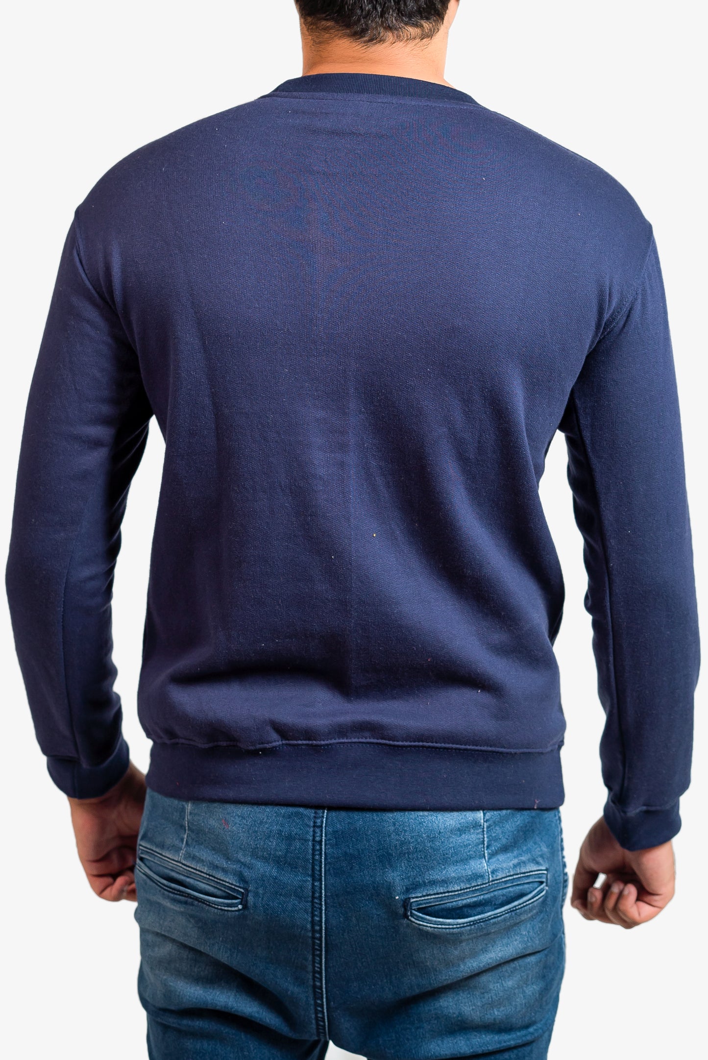 Basic Dark Blue Sweatshirt // Men - teehoodie.co