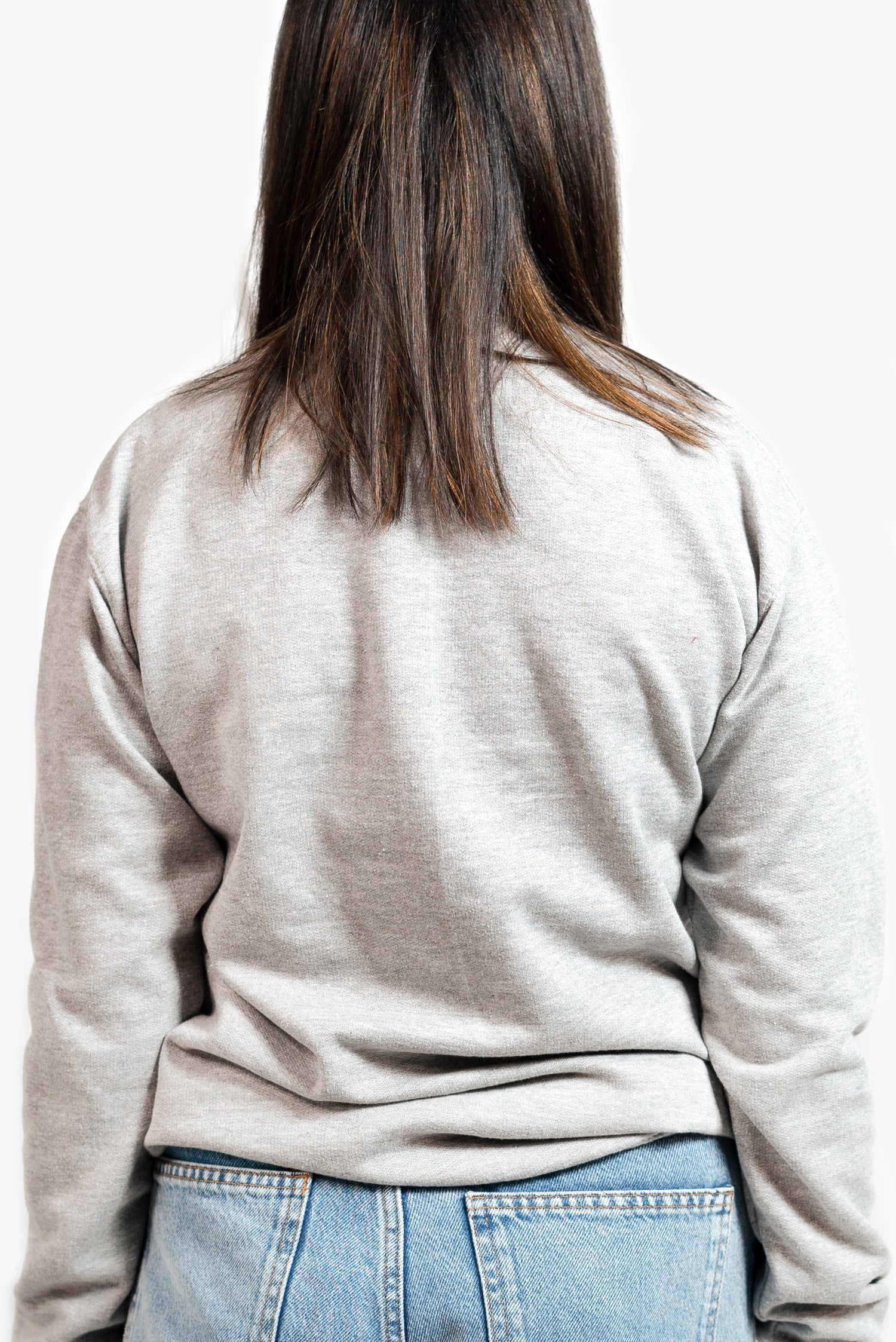 Basic Lt. Grey Sweatshirt // Women - teehoodie.co