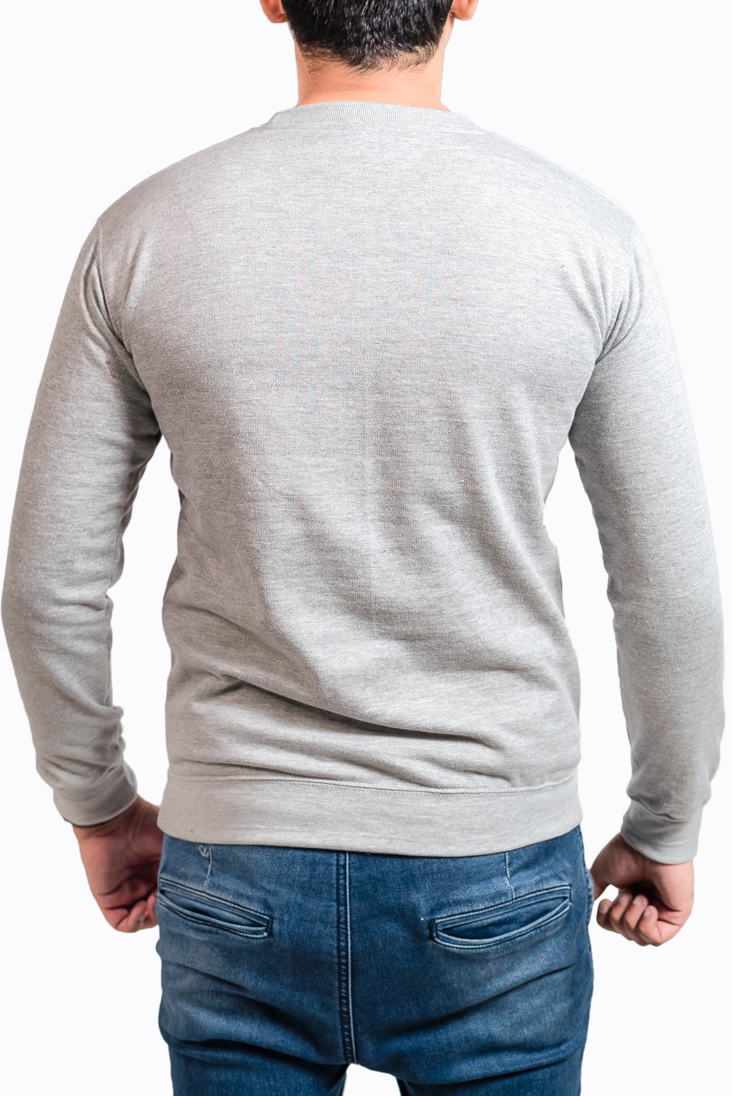 Basic Lt. Grey Sweatshirt // Men - teehoodie.co