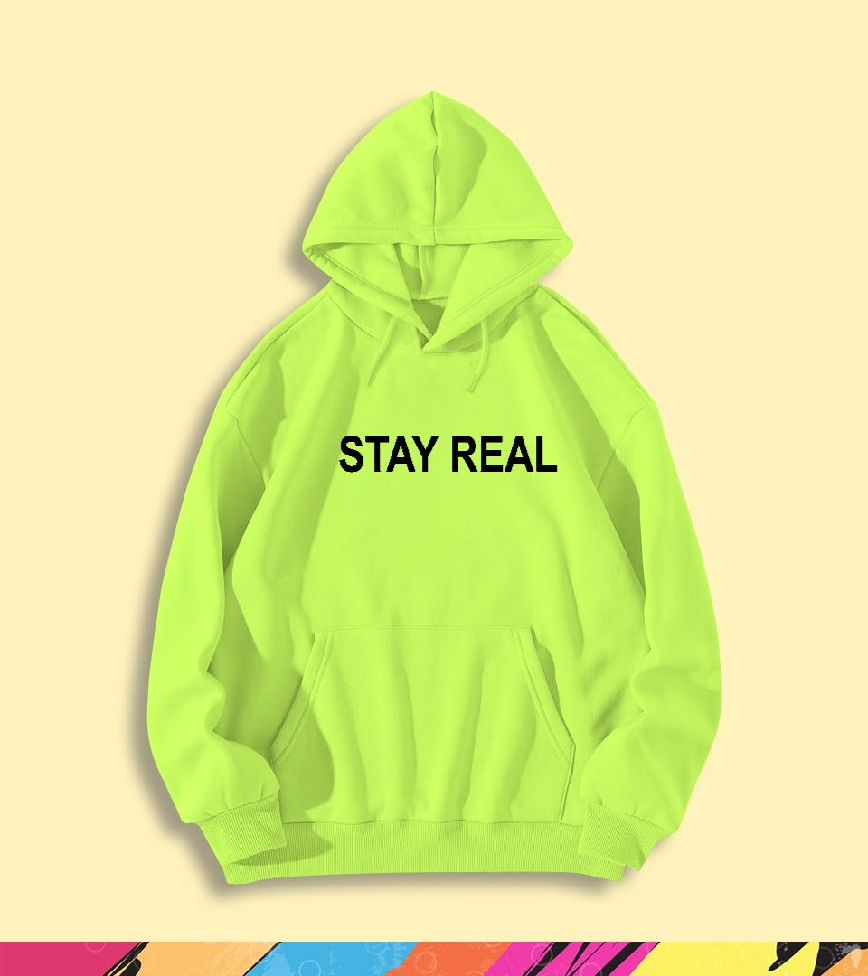 STAY REAL HOODIE - teehoodie.co