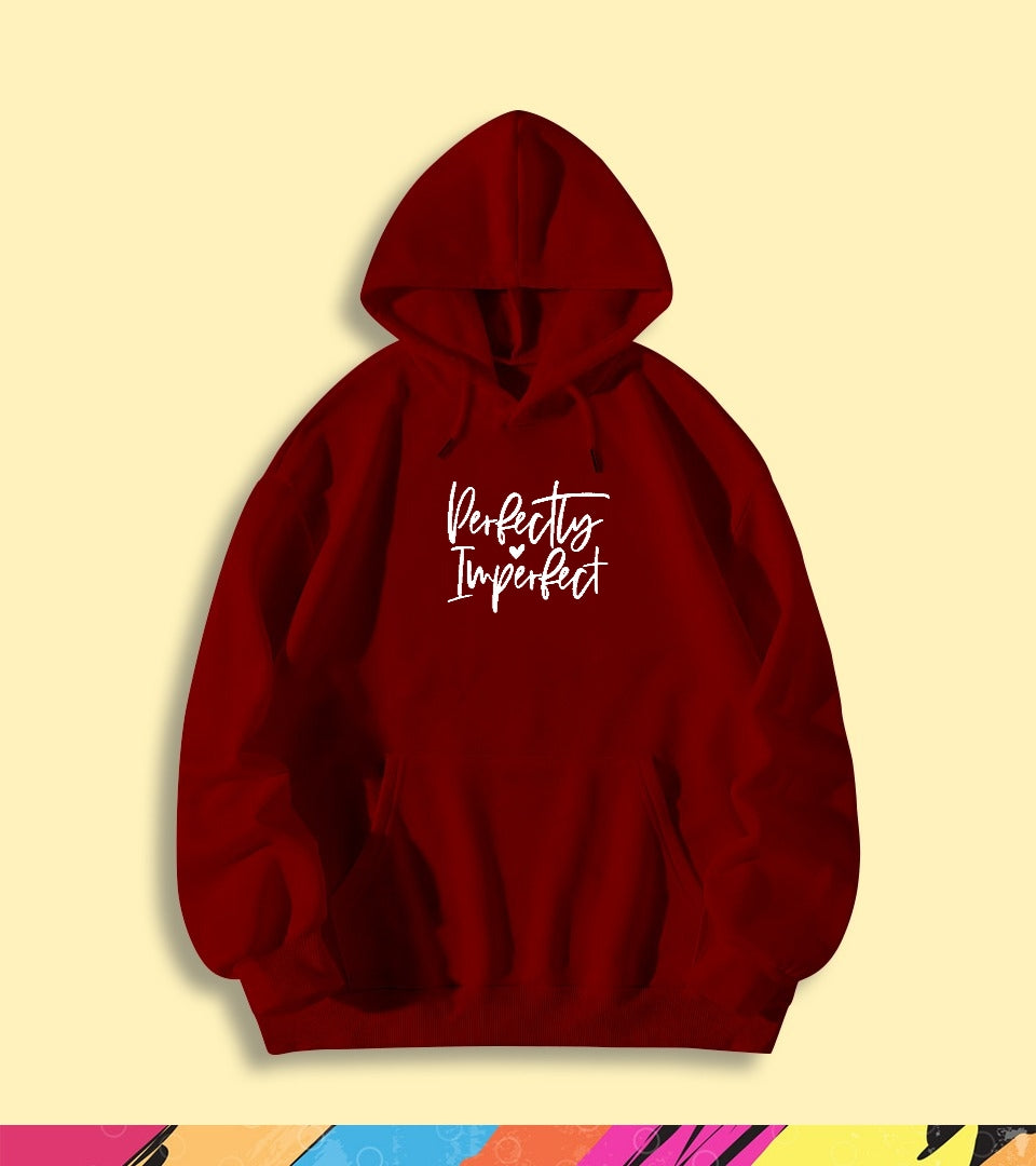 PERFECTLY IMPERFECT HOODIE - teehoodie.co