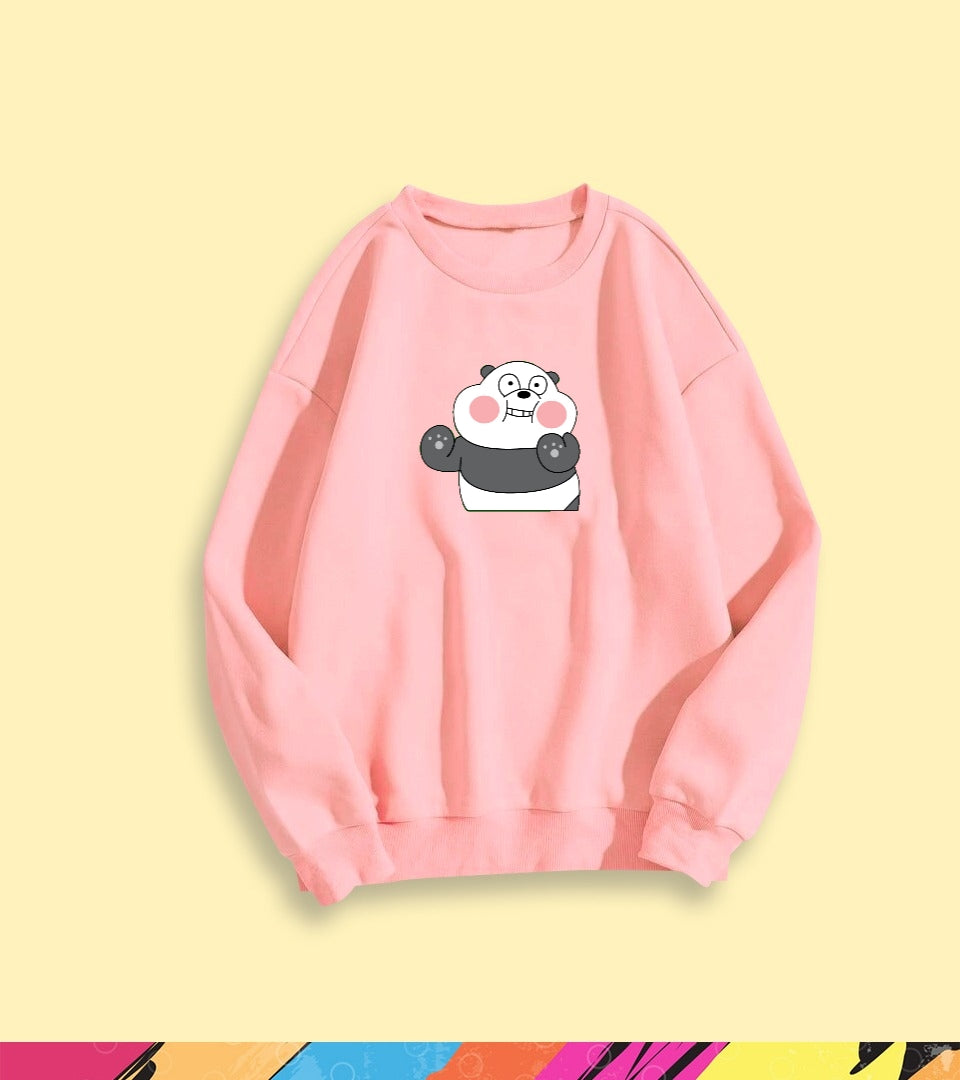 BLUSHING PANDA SWEATSHIRT - teehoodie.co