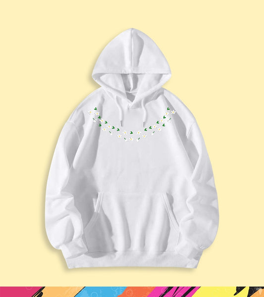 FLOWER NECK HOODIE - teehoodie.co