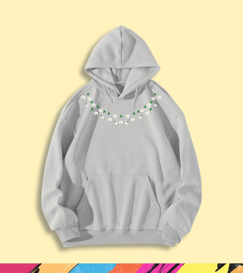 FLOWER NECK HOODIE - teehoodie.co