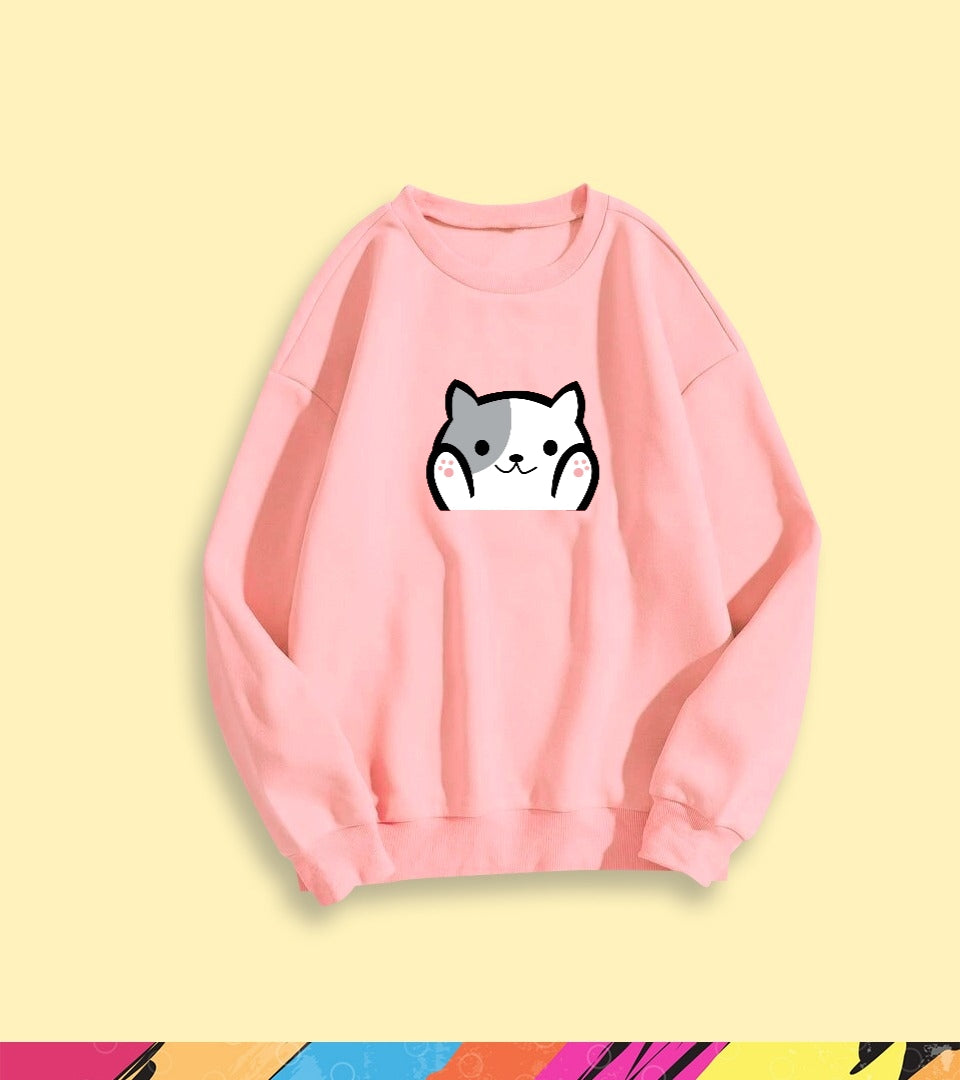 POCKET CAT SWEATSHIRT - teehoodie.co