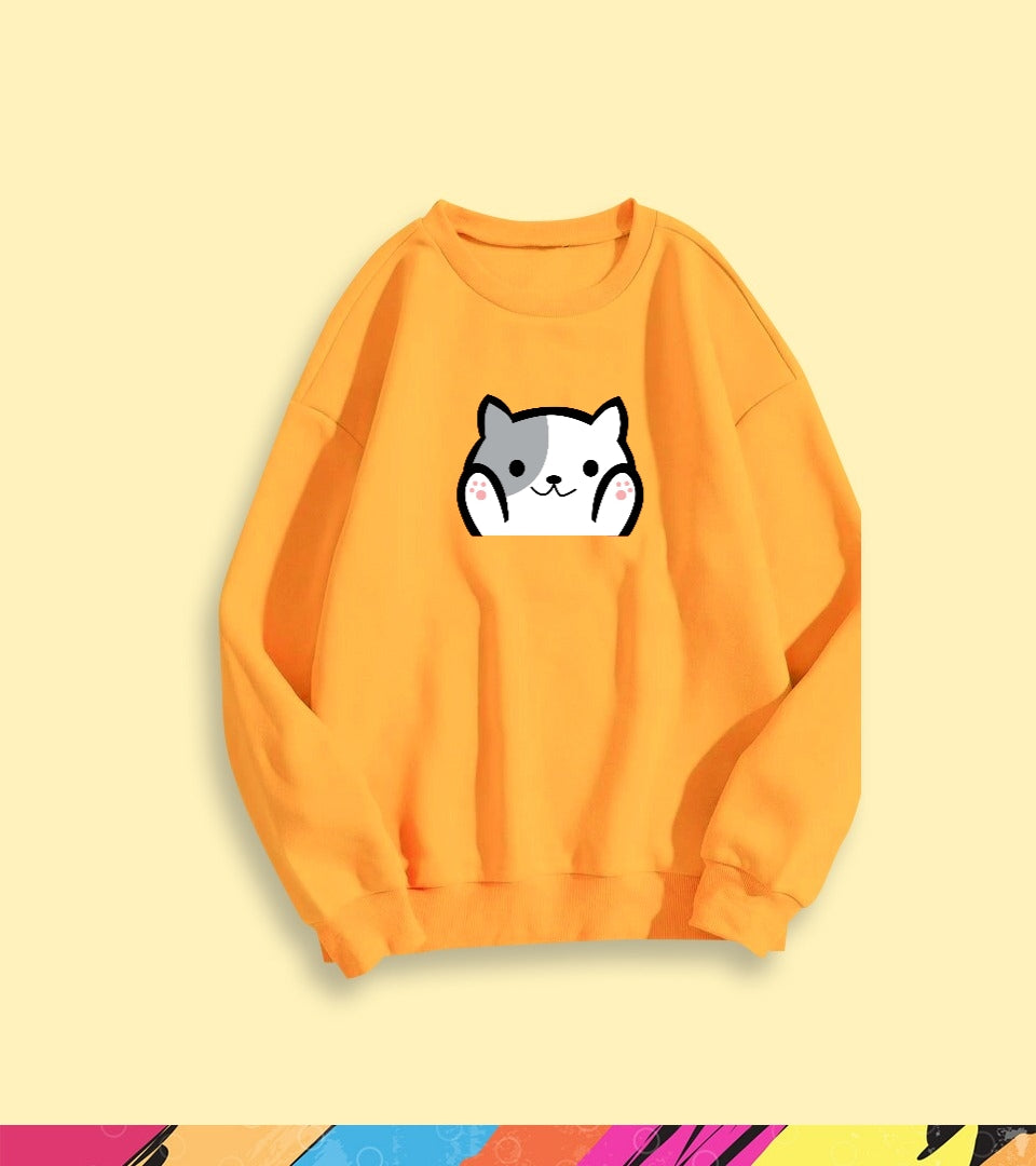 POCKET CAT SWEATSHIRT - teehoodie.co