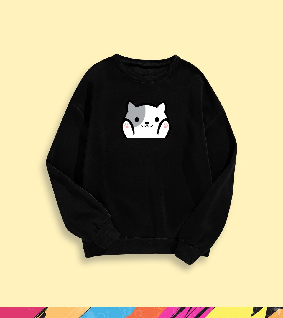 POCKET CAT SWEATSHIRT - teehoodie.co