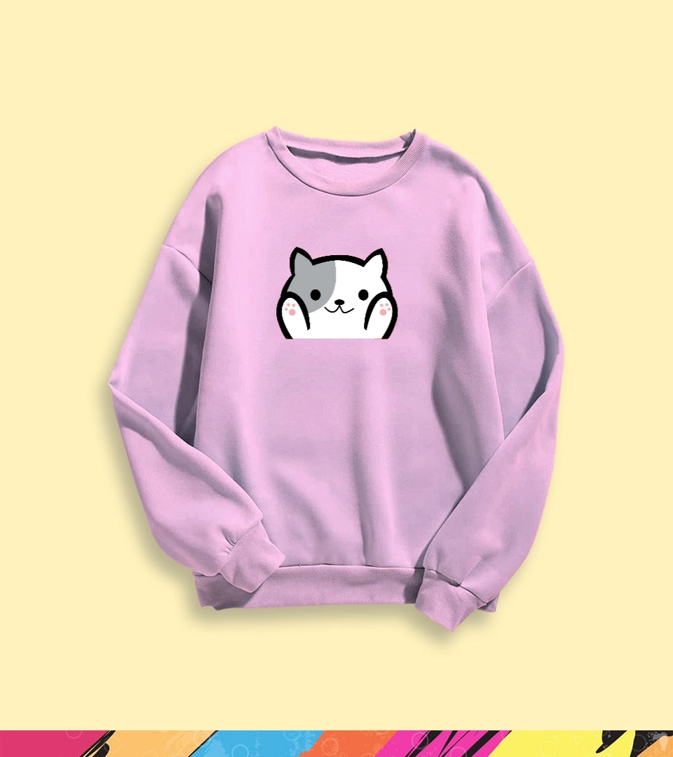 POCKET CAT SWEATSHIRT - teehoodie.co