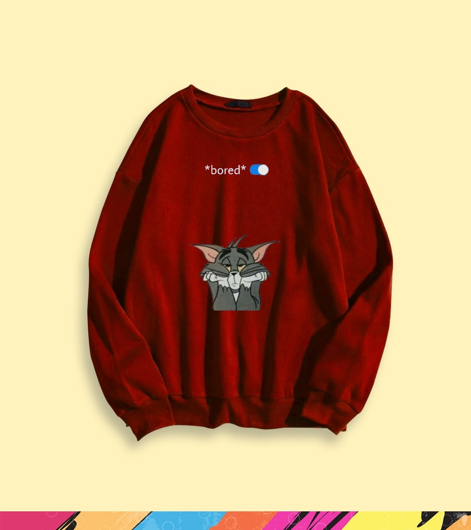 BORED TOM SWEATSHIRT - teehoodie.co