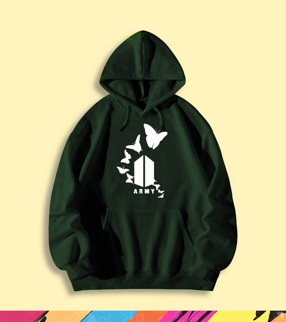 Army Butterfly Hoodie - teehoodie.co