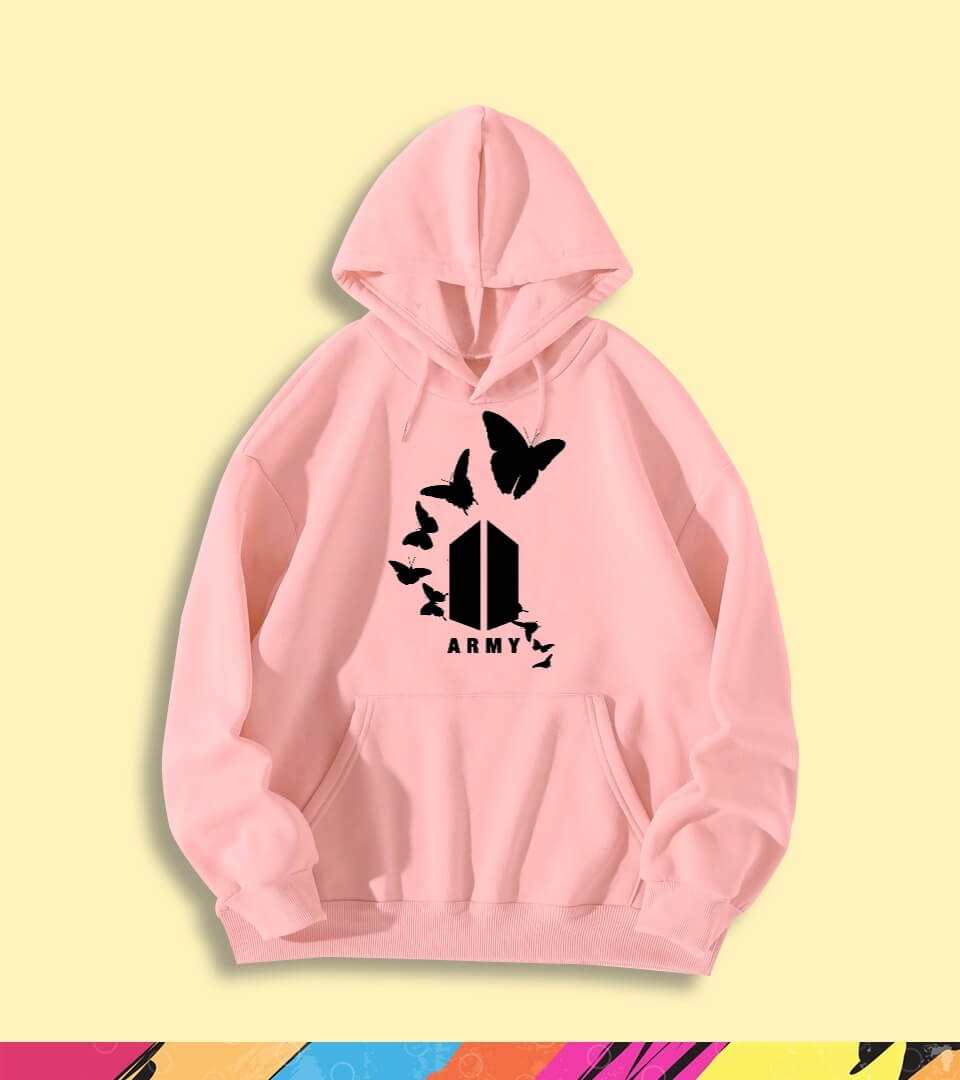 Army Butterfly Hoodie - teehoodie.co