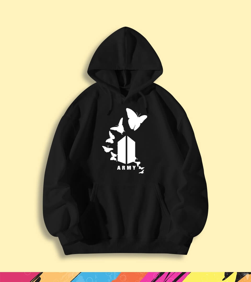 Army Butterfly Hoodie - teehoodie.co