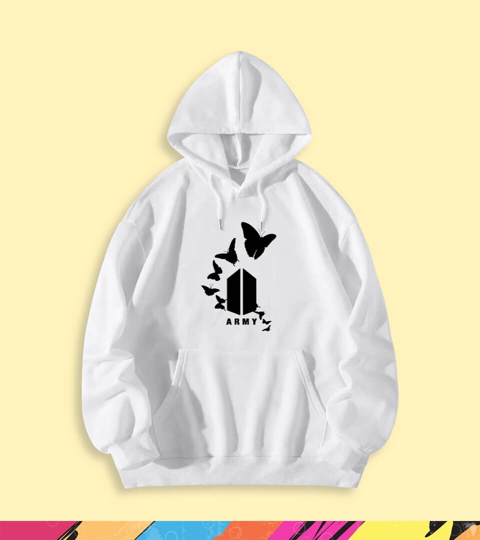 Army Butterfly Hoodie - teehoodie.co