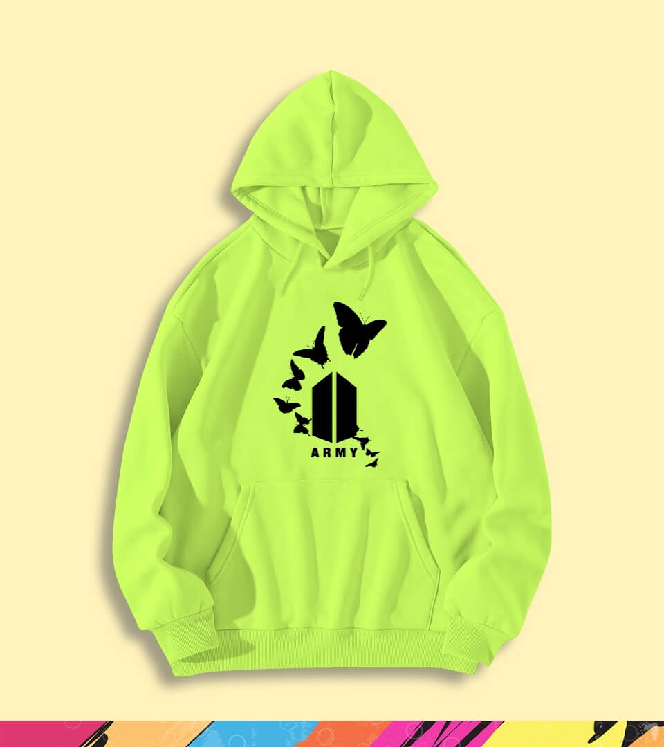 Army Butterfly Hoodie - teehoodie.co