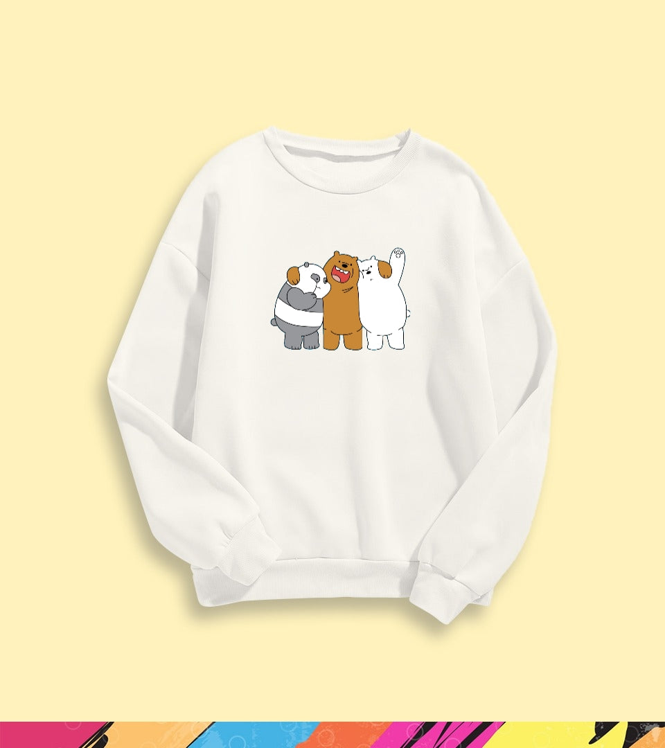 ENJOYING WE BARE BEARS SWEATSHIRT - teehoodie.co