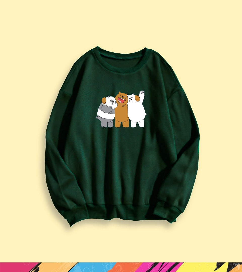 ENJOYING WE BARE BEARS SWEATSHIRT - teehoodie.co