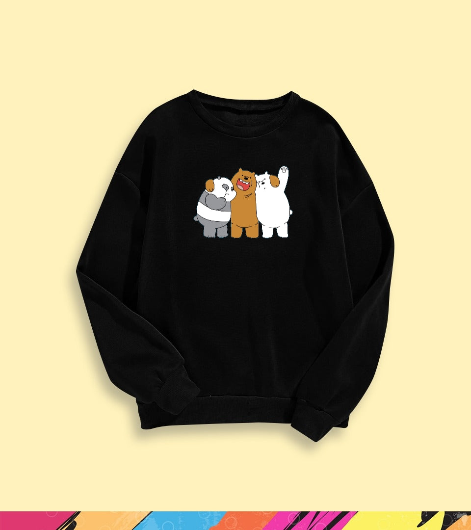 ENJOYING WE BARE BEARS SWEATSHIRT - teehoodie.co