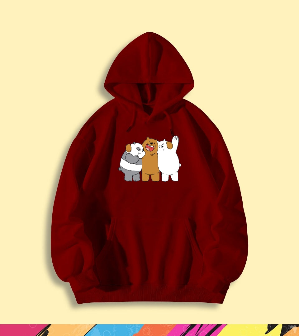 ENJOYING WE BARE BEARS HOODIE - teehoodie.co